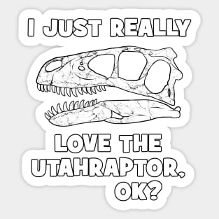 Utahraptor Sticker